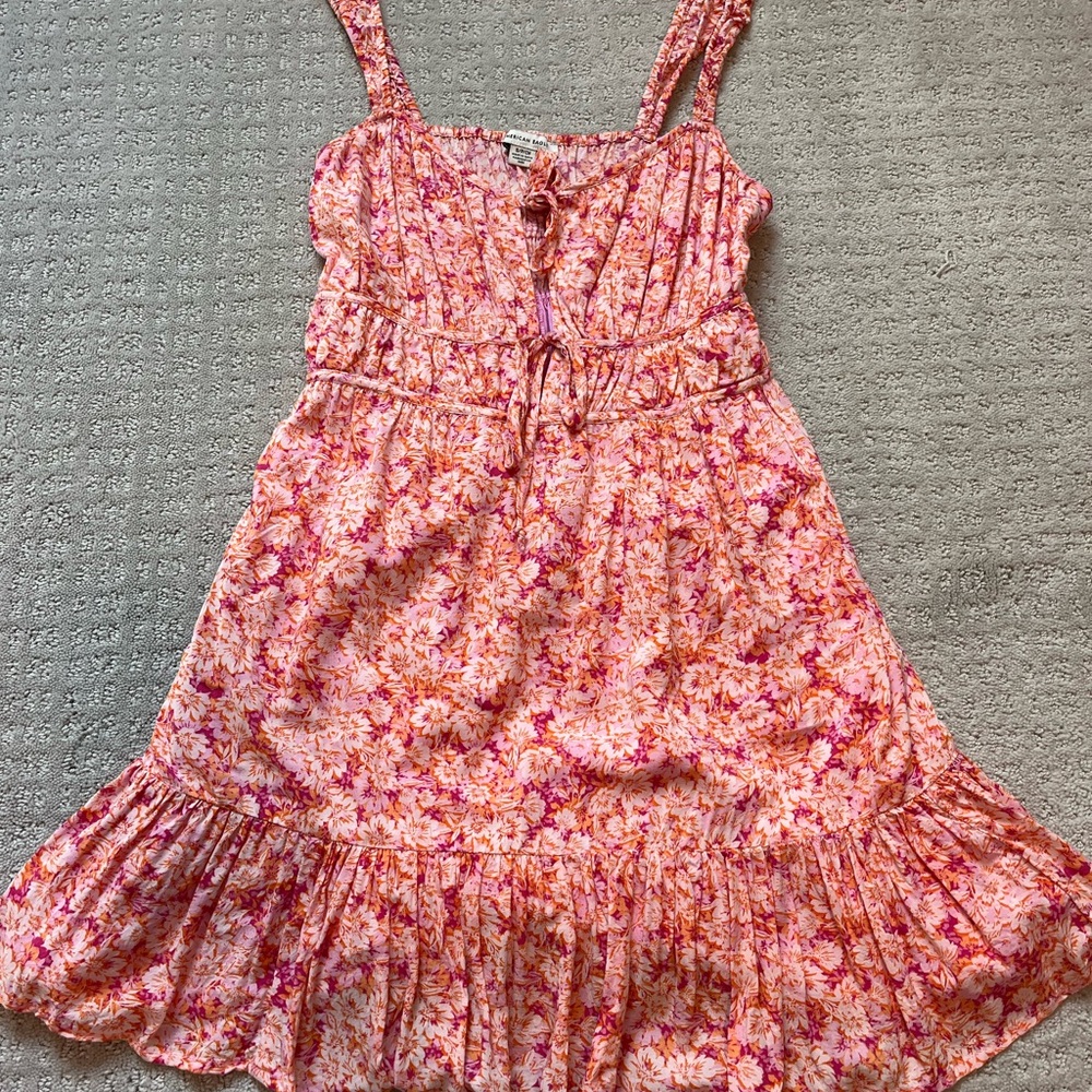 American Eagle Outfitters Floral Pink Dress